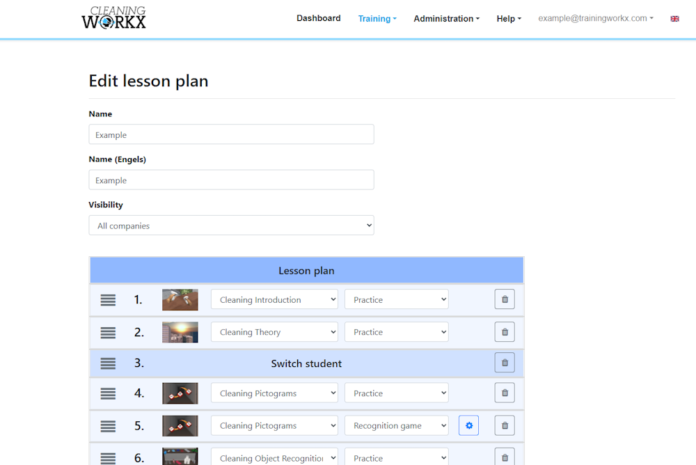 Edit lesson plan
