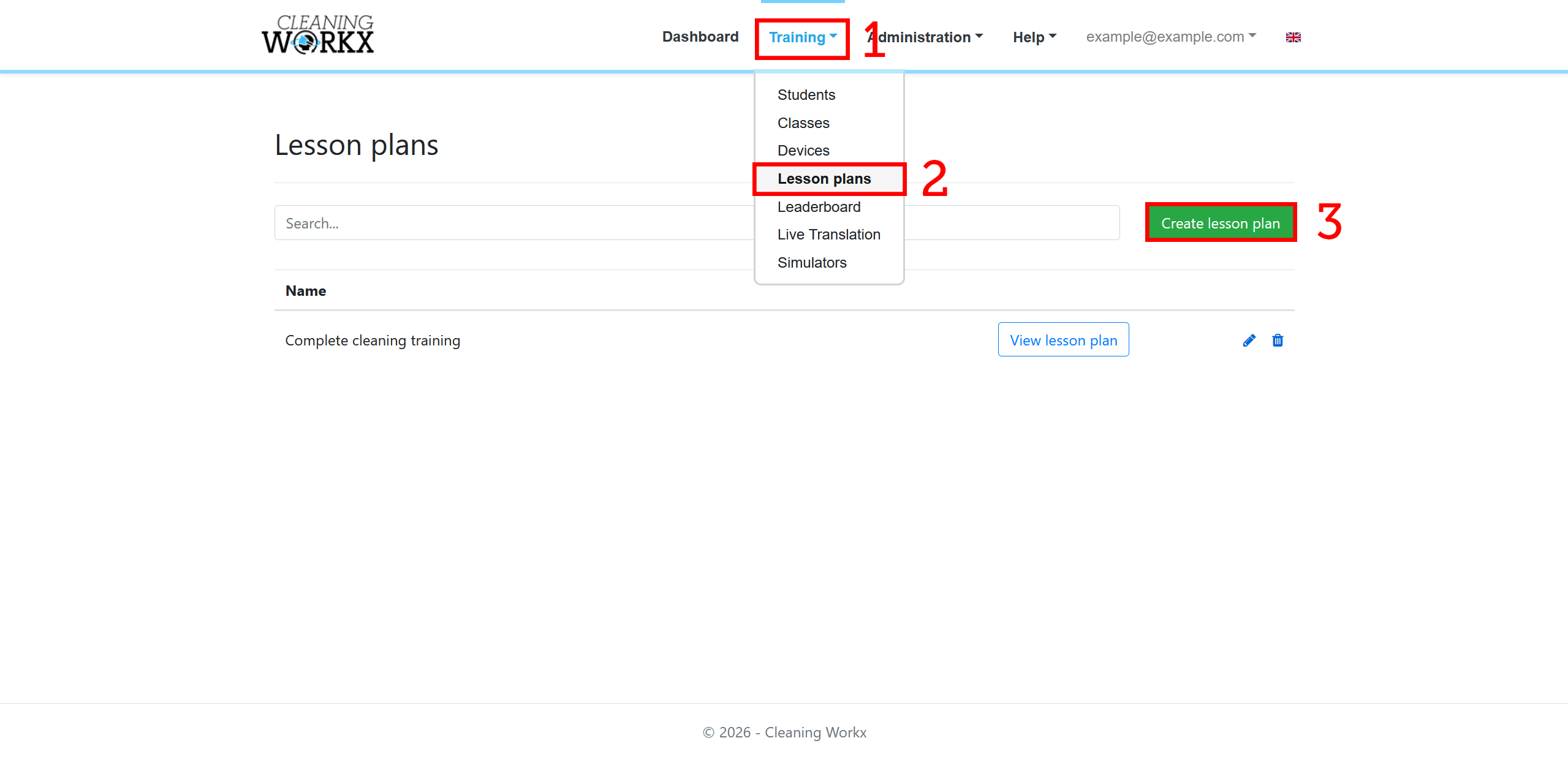 Lesson plan overview
